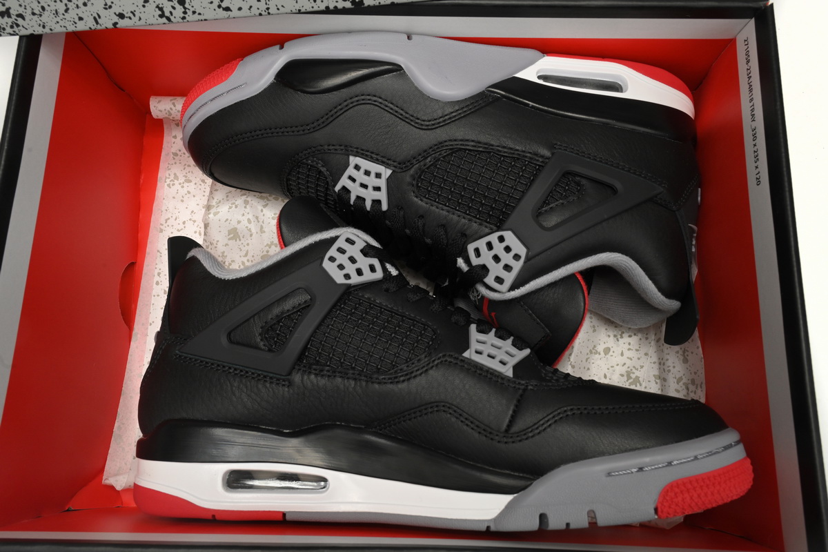 TOP Version Air Jordan 4 Bred Reimagined FV5029-006