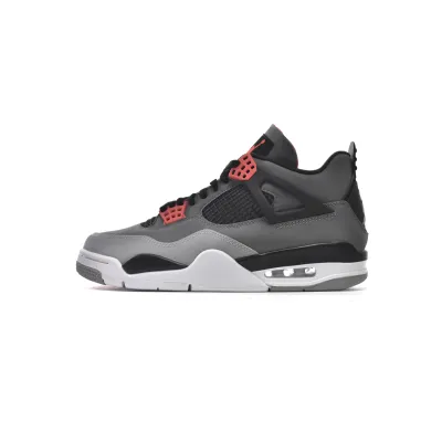 TOP Version Air Jordan 4 Red Glow Infrared DH6927-061  01