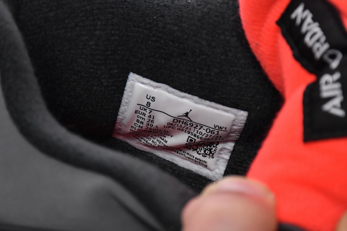 TOP Version Air Jordan 4 Red Glow Infrared DH6927-061 