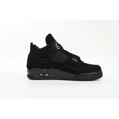 【FLASH SALE】TOP Version Air Jordan 4 Retro Black Cat CU1110-010 02