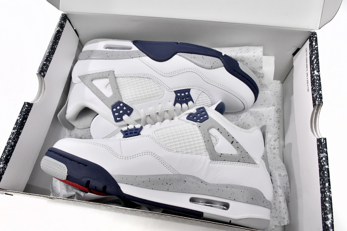 TOP Version Air Jordan 4 Retro Midnight Navy DH6927-140