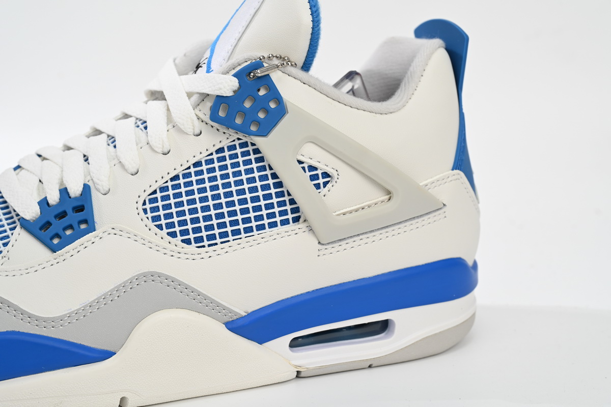TOP Version Air Jordan 4 Retro Military Blue 308497-105 