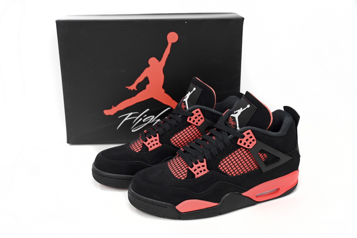 TOP Version Air Jordan 4 Retro Red Thunder CT8527-016 