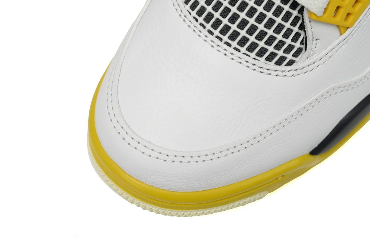 TOP Version AIR JORDAN 4 VIVID SULFUR AQ9129-101 
