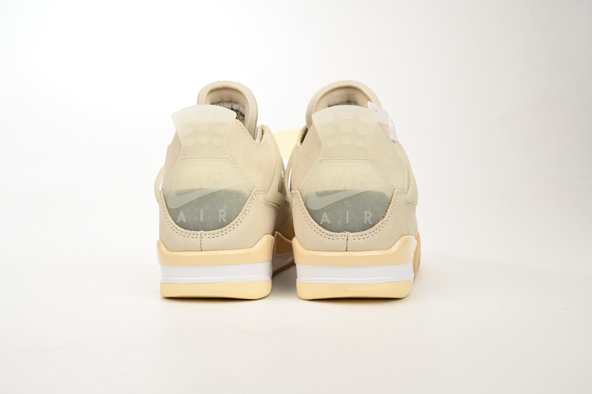 TOP Version OFF White x Air Jordan 4 Sail CV9388-100 