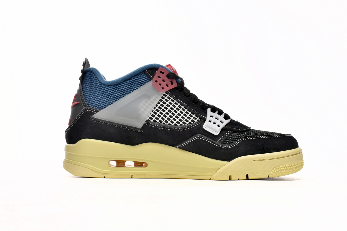 TOP Version Union LA x Air Jordan 4 Retro Off Noir DC9533-001 