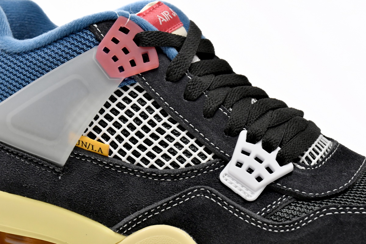 TOP Version Union LA x Air Jordan 4 Retro Off Noir DC9533-001 