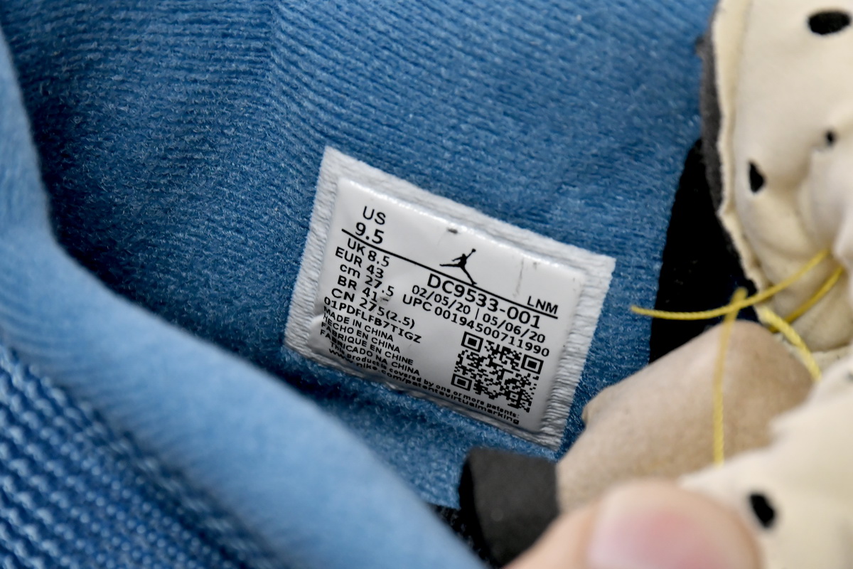 TOP Version Union LA x Air Jordan 4 Retro Off Noir DC9533-001 