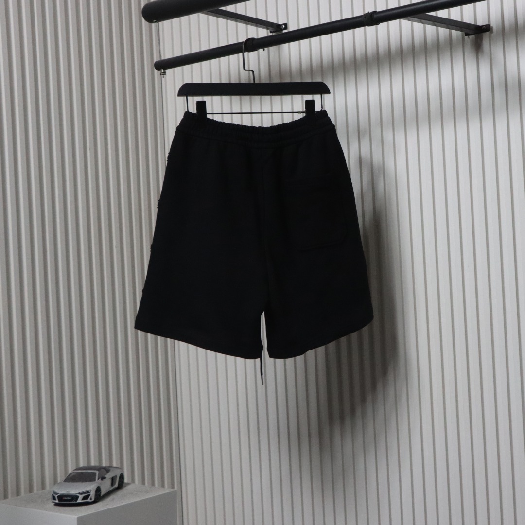 Chrome Hearts 24ss Patch Cross Sanskrit Logo Shorts Black