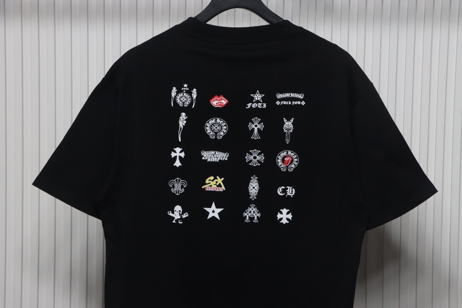 Chrome Hearts 25ss Back Multi-label Printing T-shirt Black