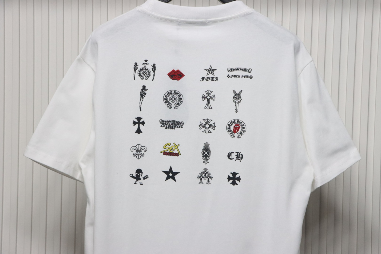 Chrome Hearts 25ss Back Multi-label Printing T-shirt White