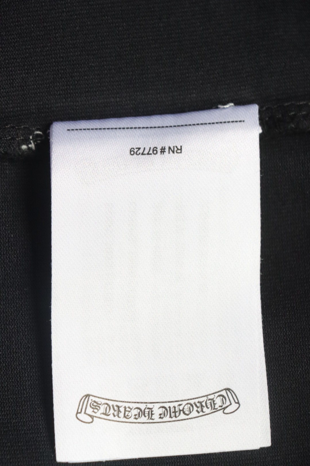 Chrome Hearts 25ss Catwalk Cross Patch Embroidery Washed Burnt Flower T-shirt Black