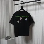 Chrome Hearts 25ss Graffiti Cross Patch Embroidery Washed T-shirt Black