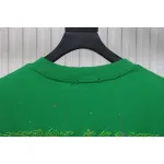 Chrome Hearts 25ss Graffiti Cross Patch Embroidery Washed T-shirt Green