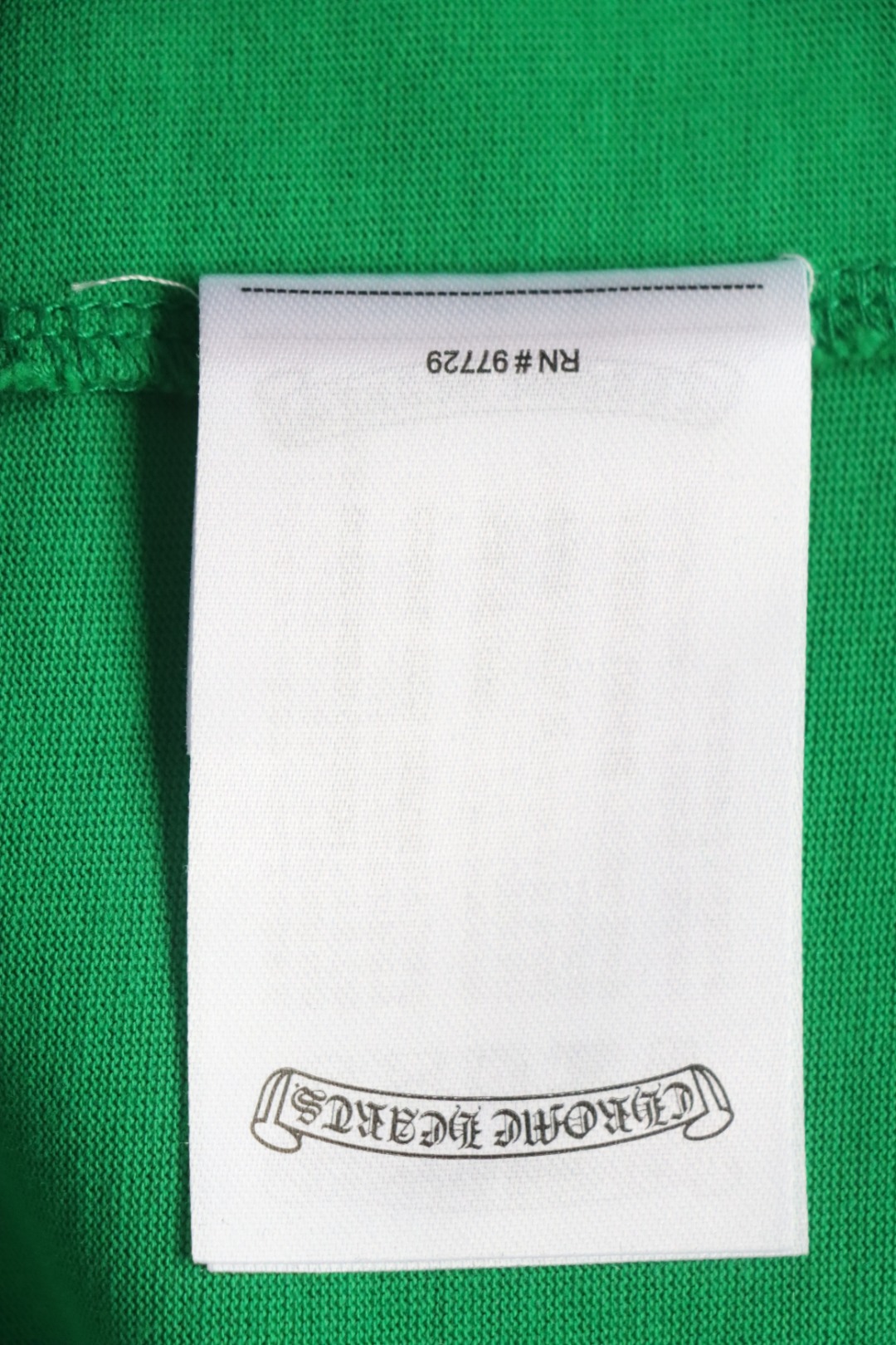 Chrome Hearts 25ss Graffiti Cross Patch Embroidery Washed T-shirt Green