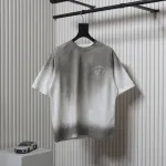 Chrome Hearts 25ss Horseshoe Patch Embroidery Burnout Washed Holes T-shirt White