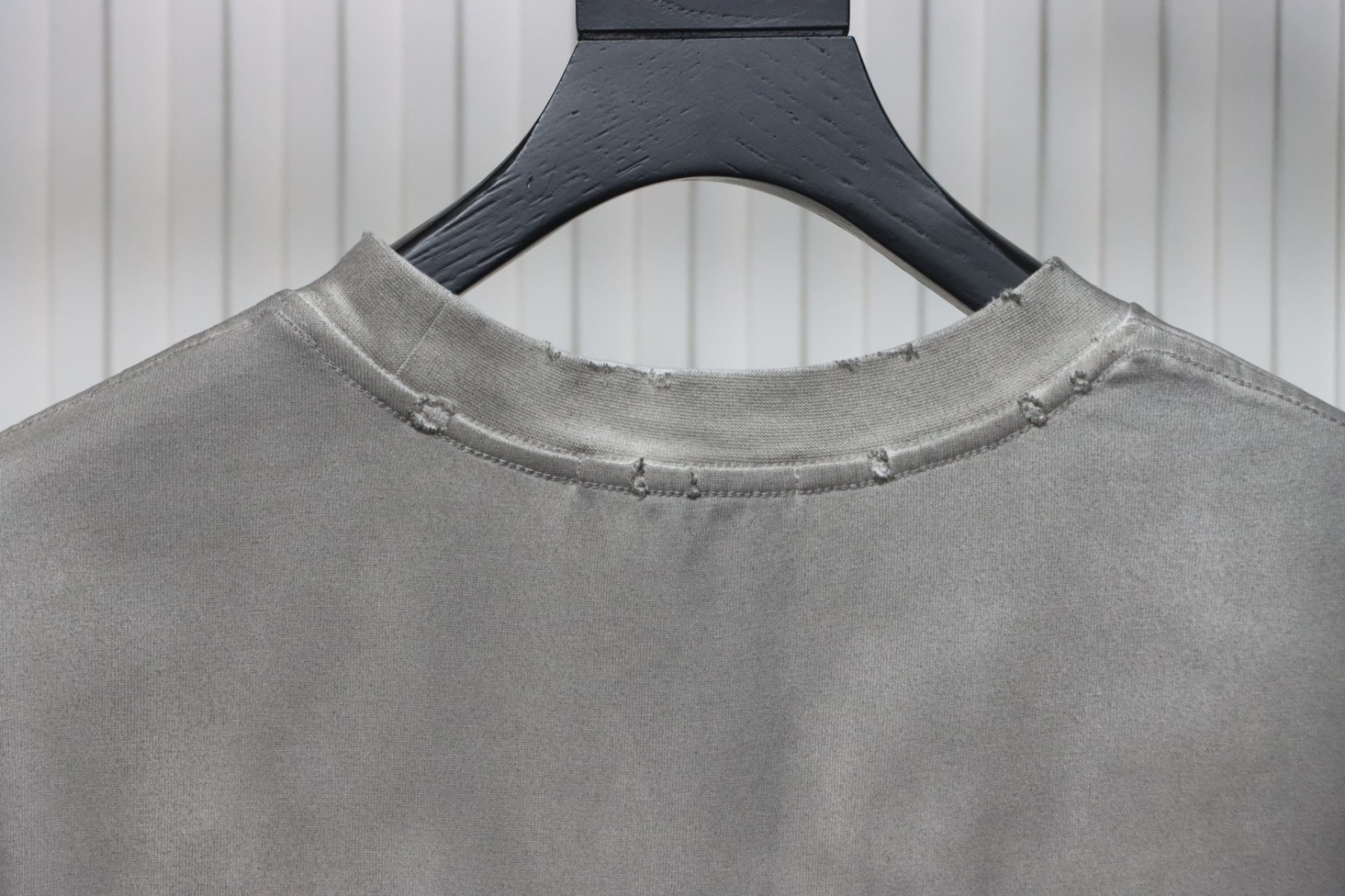 Chrome Hearts 25ss Horseshoe Patch Embroidery Burnout Washed Holes T-shirt White