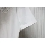 Chrome Hearts 25ss Horseshoe Patch Embroidery Burnout Washed Holes T-shirt White