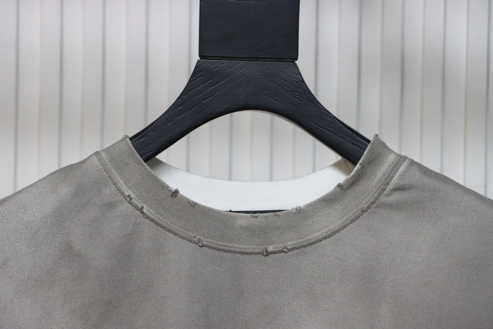 Chrome Hearts 25ss Horseshoe Patch Embroidery Burnout Washed Holes T-shirt White