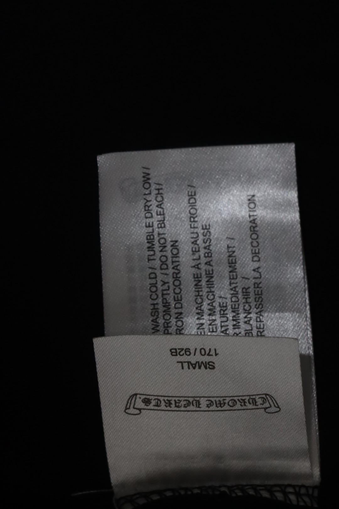 Chrome Hearts 25ss Valentine's Day Patch Embroidery Graffiti T-shirt Black