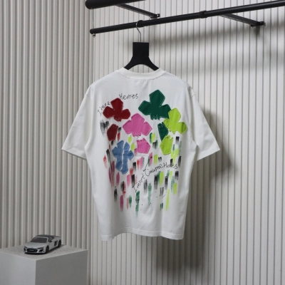 Chrome Hearts 25ss Valentine's Day Patch Embroidery Graffiti T-shirt White 02