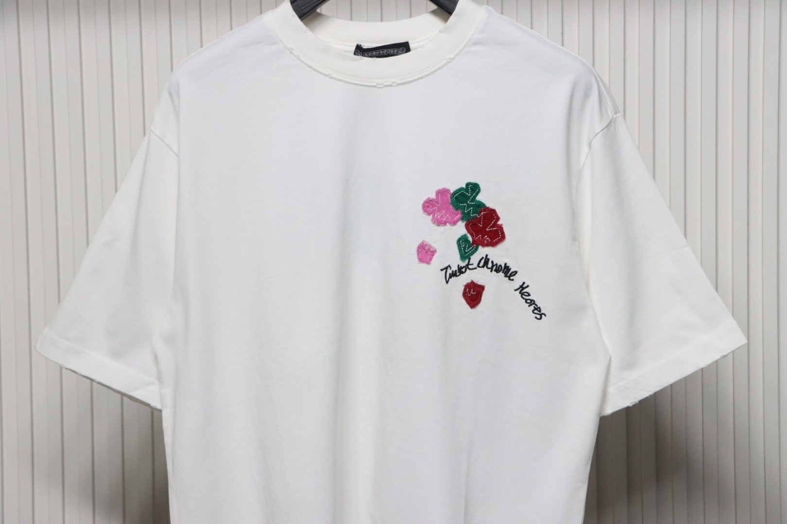 Chrome Hearts 25ss Valentine's Day Patch Embroidery Graffiti T-shirt White