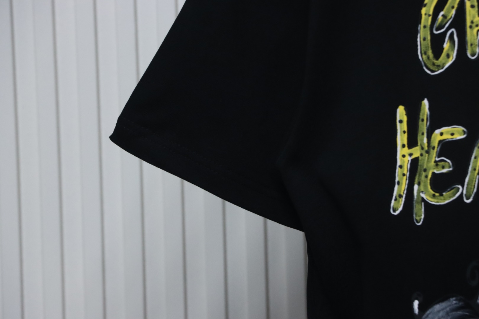 Chrome Hearts CH Graffiti Cartoon T-shirt Black