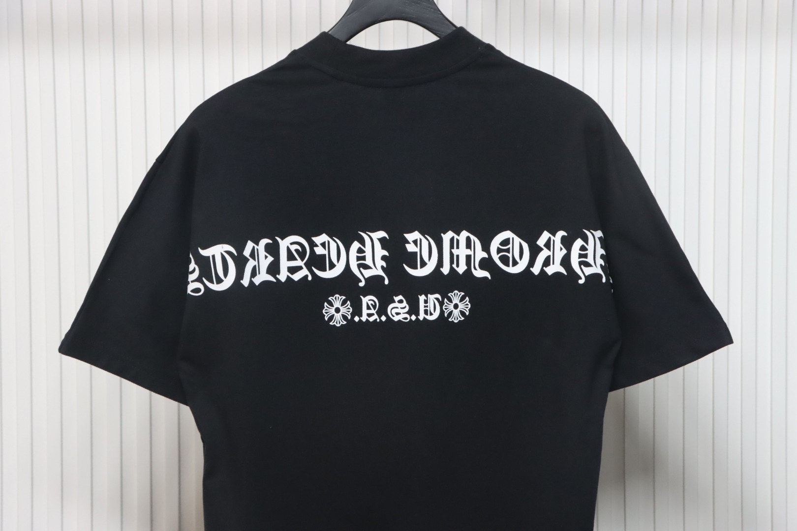 Chrome Hearts Colorful Horseshoe Sanskrit Letter Print T-shirt Black