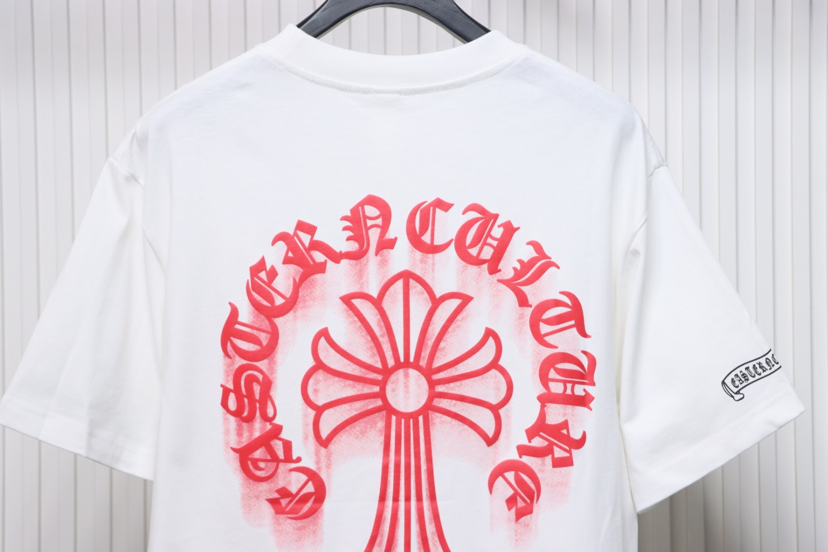 Chrome Hearts Digital Printed Round Neck T-Shirt White