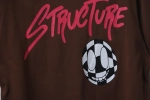 Chrome Hearts Football Graffiti T-shirt Brown3