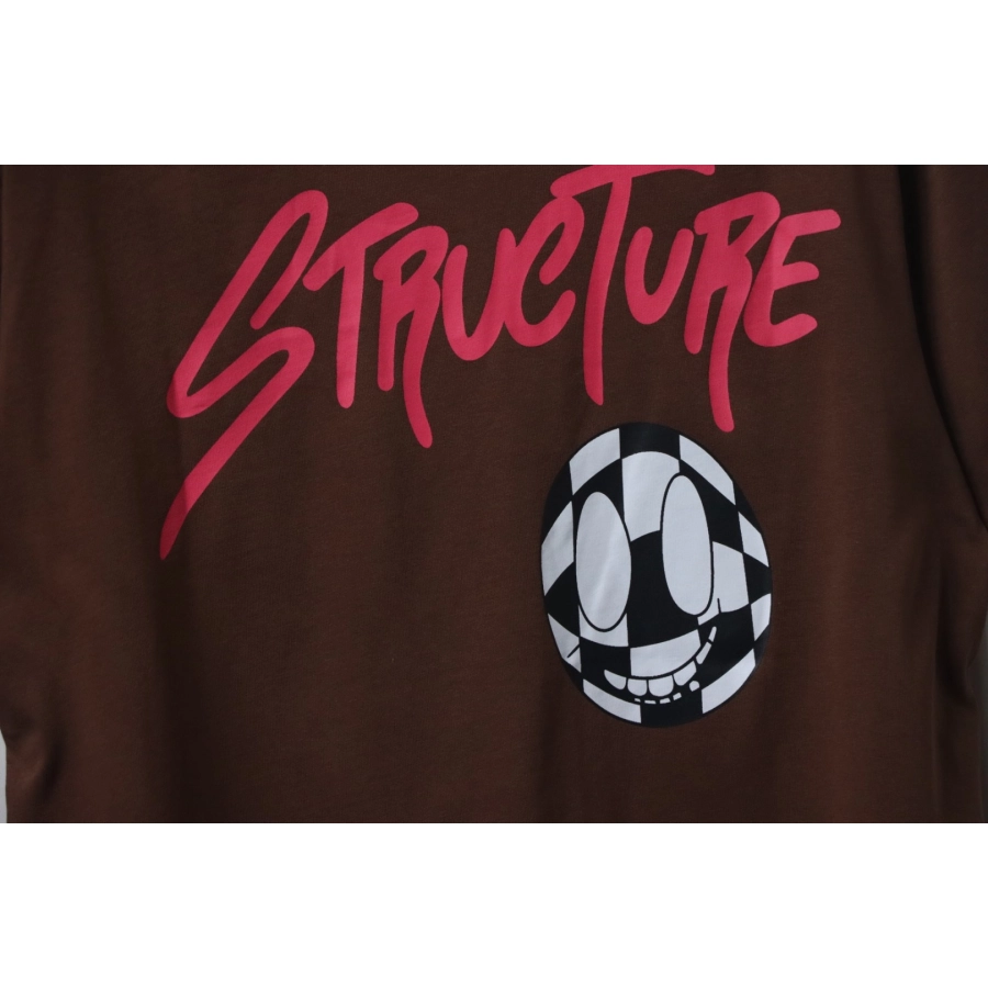 Chrome Hearts Football Graffiti T-shirt Brown