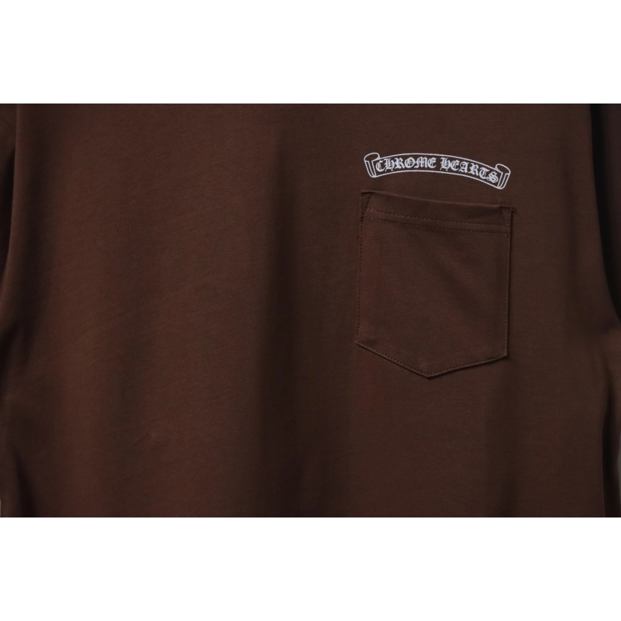 Chrome Hearts Football Graffiti T-shirt Brown