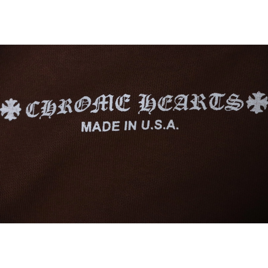 Chrome Hearts Football Graffiti T-shirt Brown