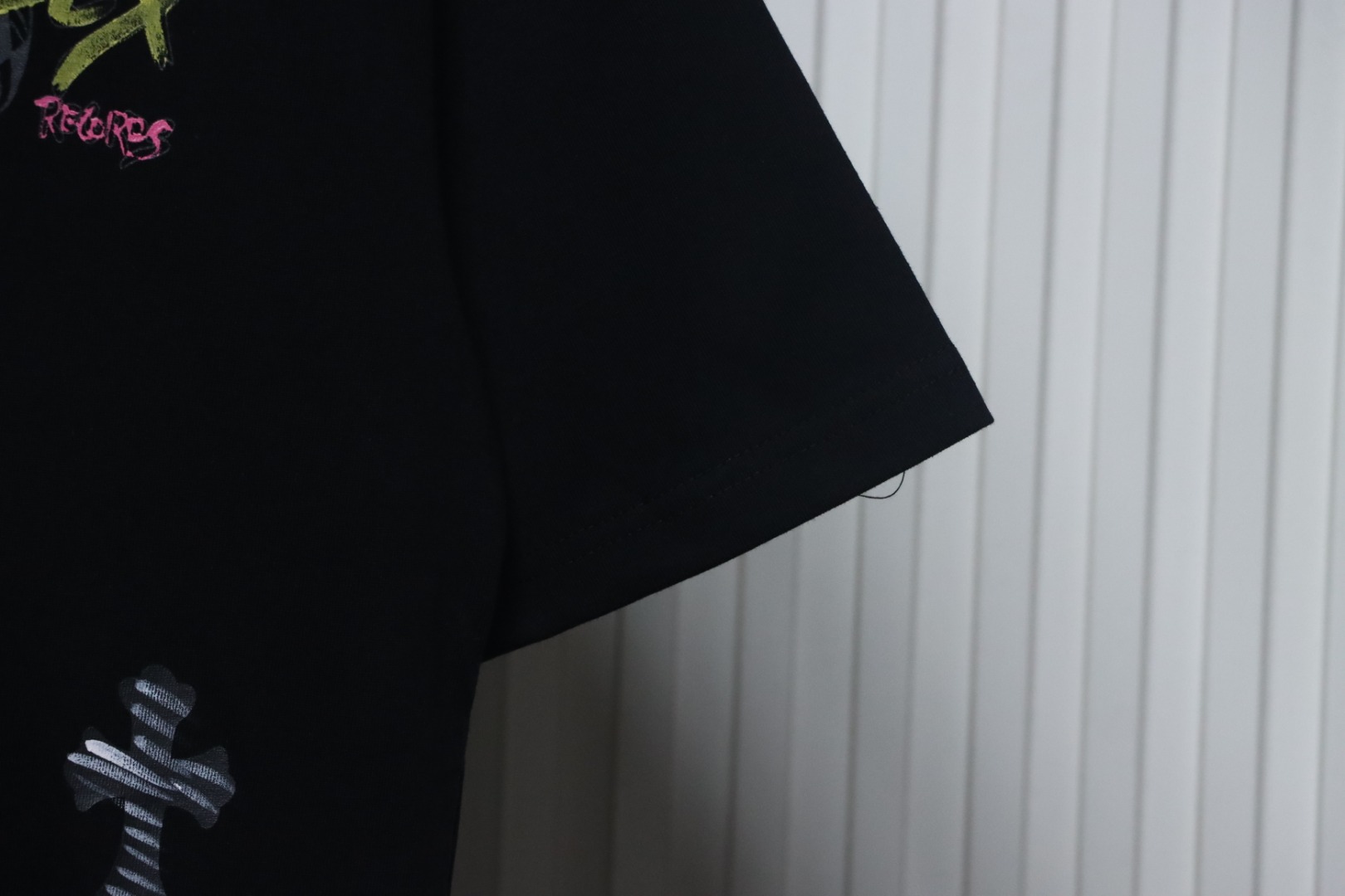 Chrome Hearts Painted Cross T-shirt Black