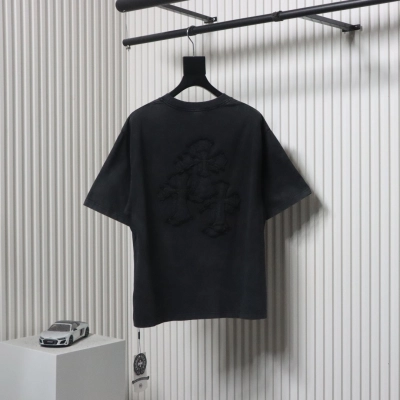 Chrome Hearts Patch Embroidered T-shirt Black 02