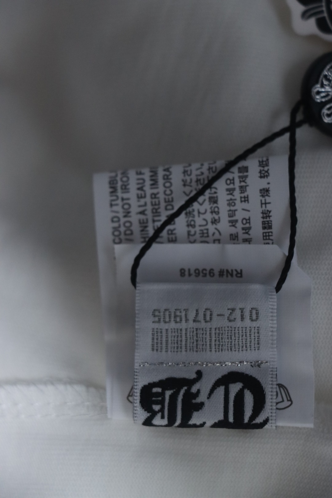 Chrome Hearts Starry Sky Rhinestone T-shirt White