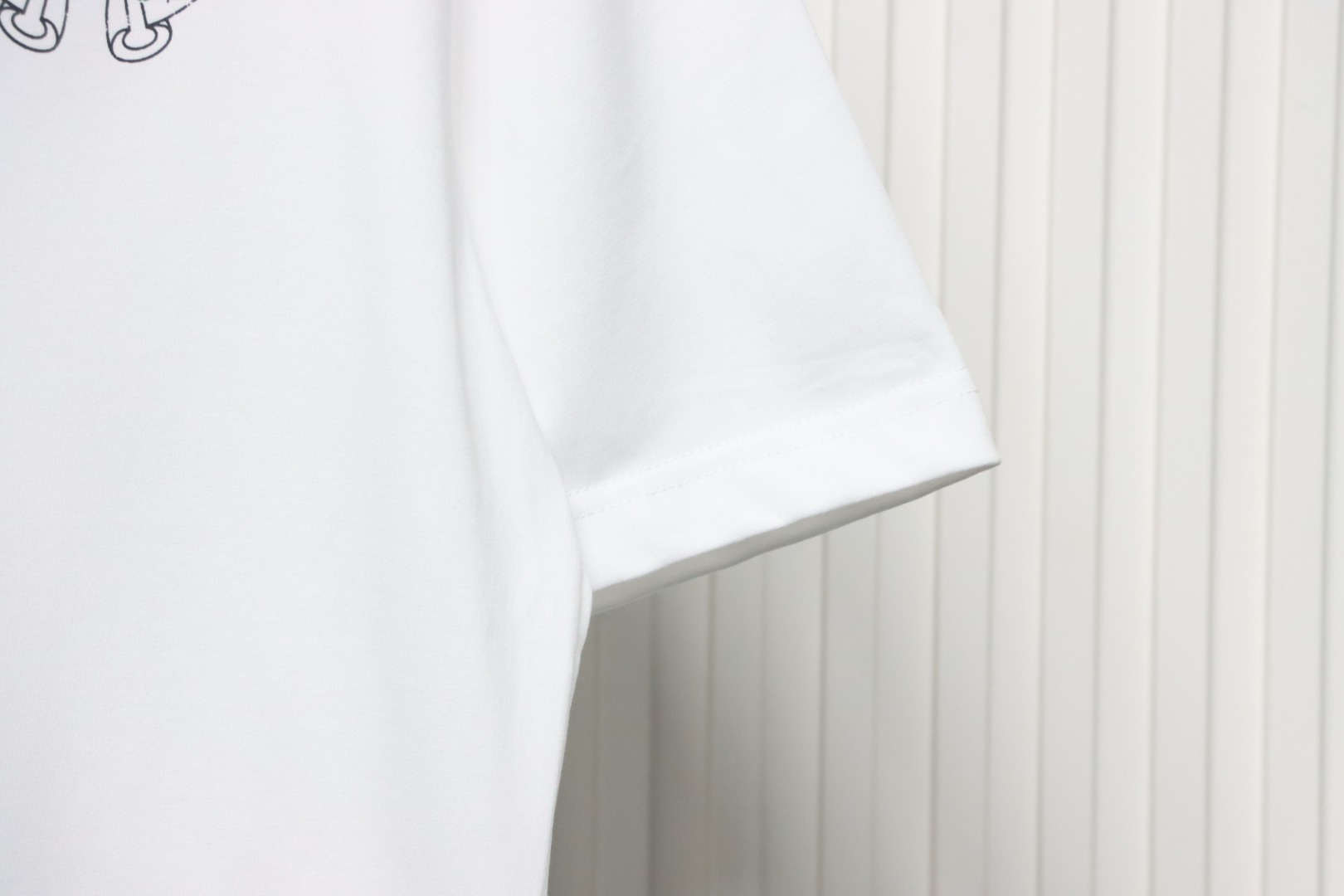 Chrome Hearts Tricolor Cross-dyed Horseshoe Print T-shirt White