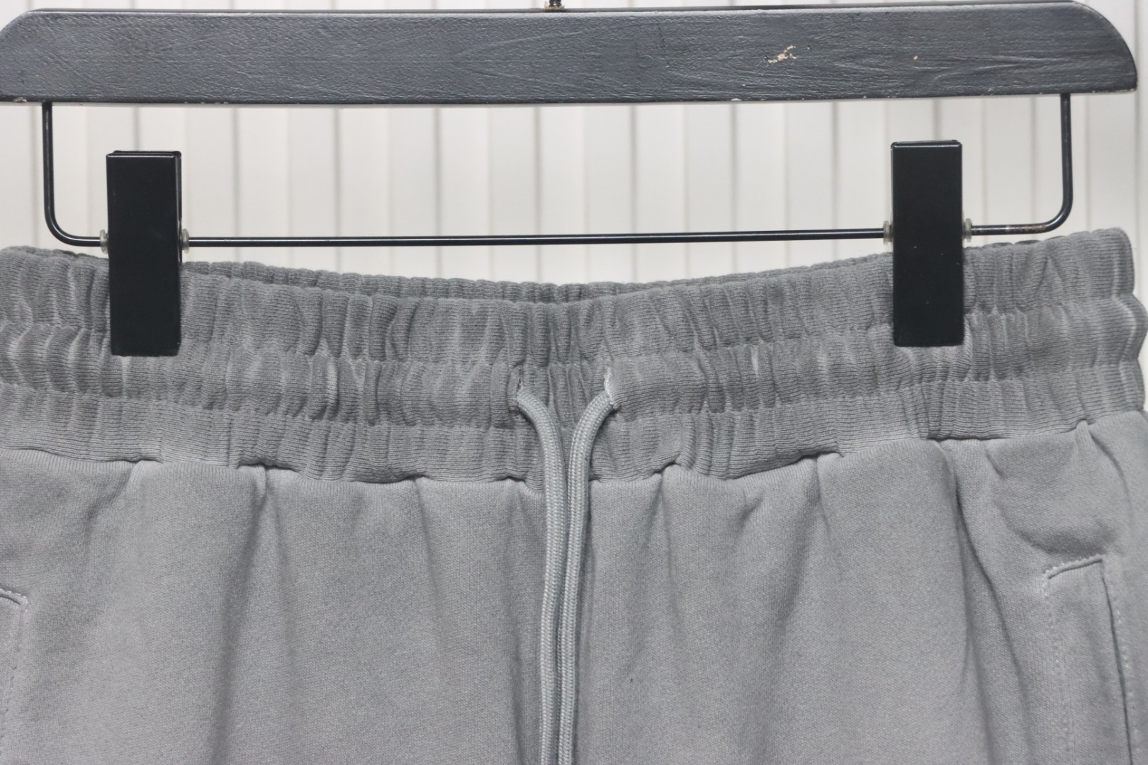 Chrome Hearts Cotton Distressed Print Embroidered Hardware Shorts Grey