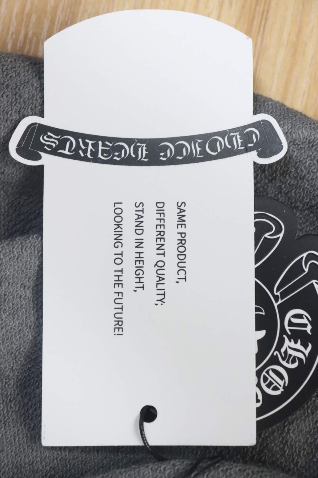 Chrome Hearts Cotton Distressed Print Embroidered Hardware Shorts Grey