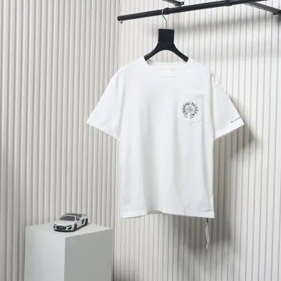 Chrome Hearts Sanskrit Cross Print T-shirt White 01
