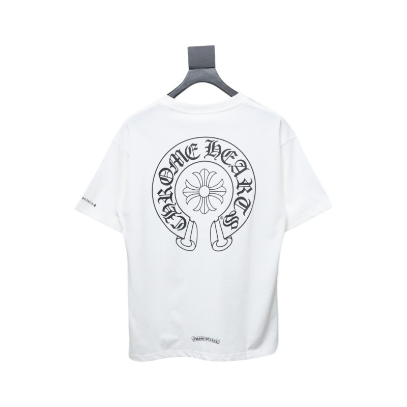 Chrome Hearts Sanskrit Cross Print T-shirt White