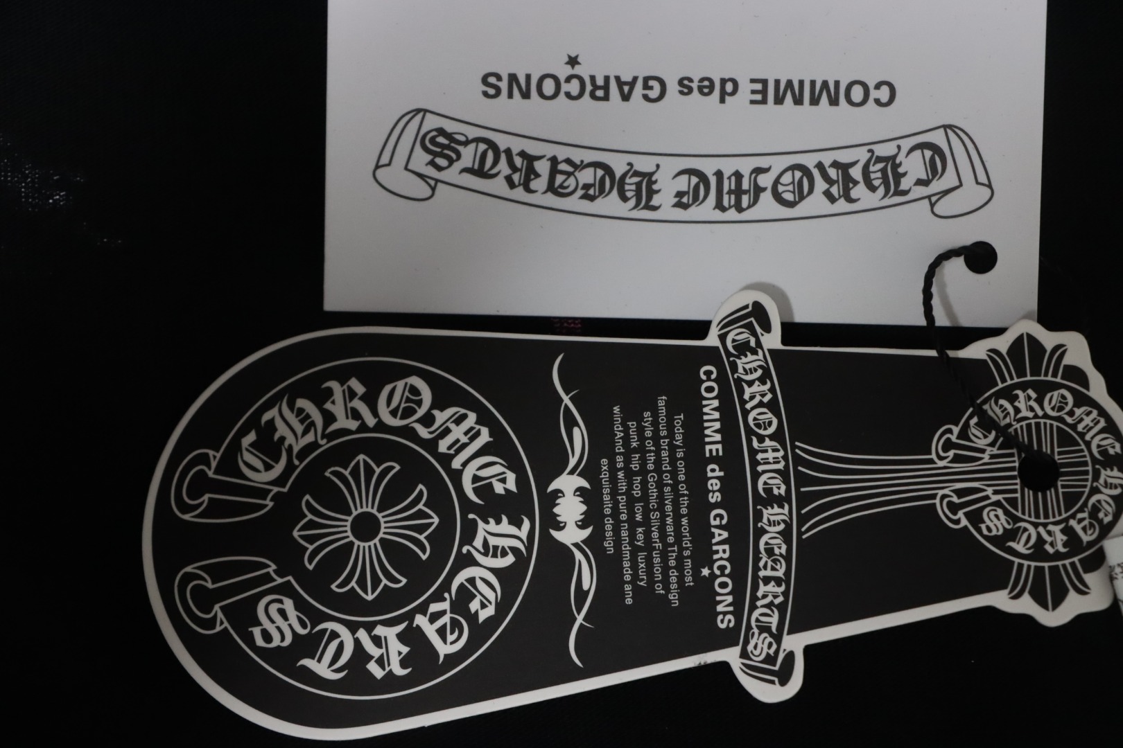 Chrome Heart Painted Cross T-shirt Black