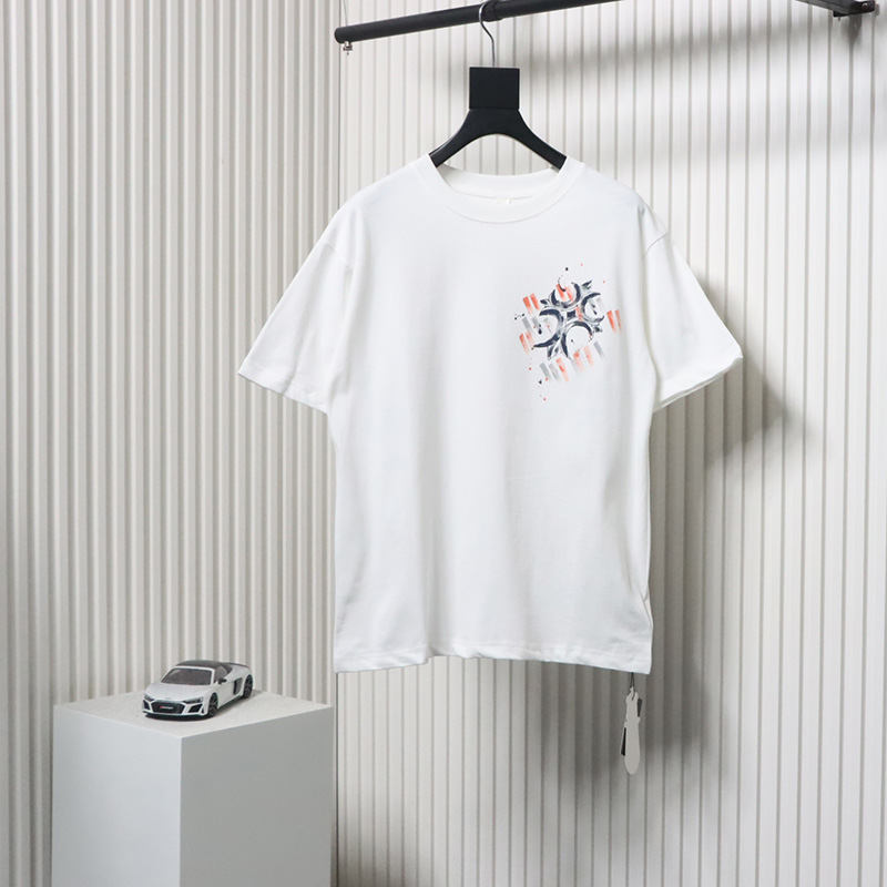 Chrome Heart Painted Cross T-shirt White