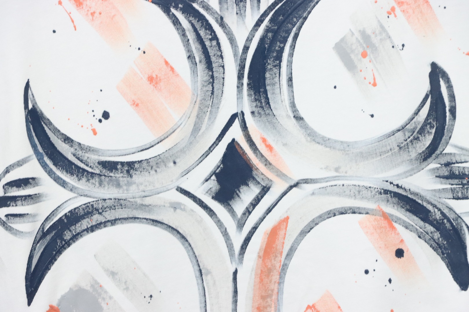 Chrome Heart Painted Cross T-shirt White