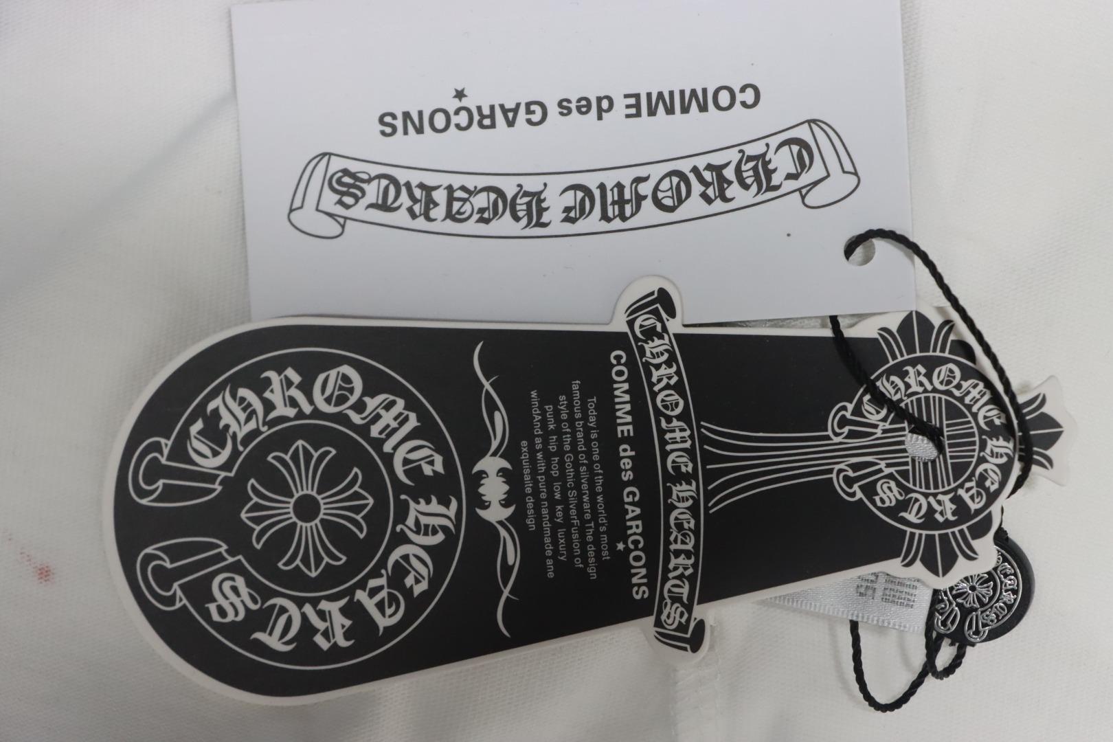 Chrome Heart Painted Cross T-shirt White