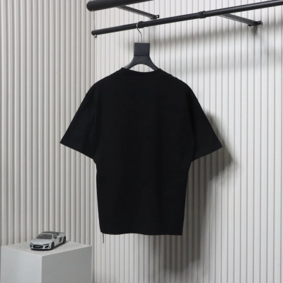 Chrome Hearts 25ss Casual Hand-painted Graffiti T-shirt Black 02