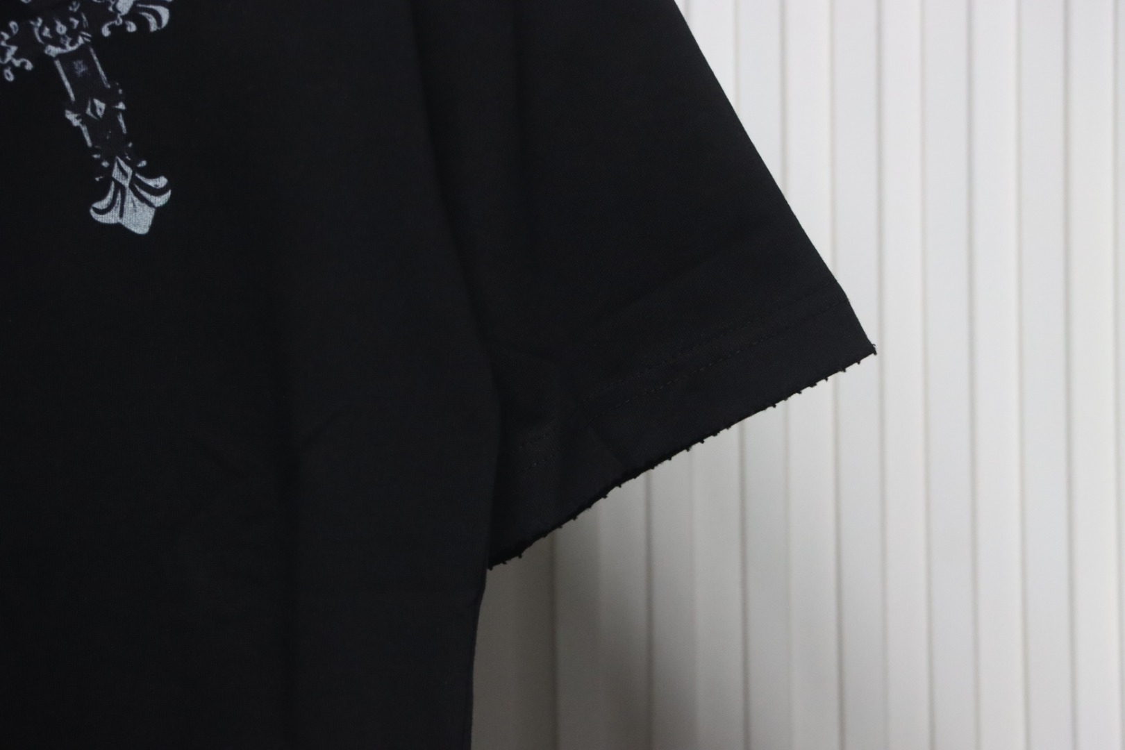 Chrome Hearts 25ss Casual Hand-painted Graffiti T-shirt Black