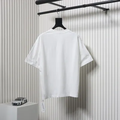 Chrome Hearts 25ss Casual Hand-painted Graffiti T-shirt White 02