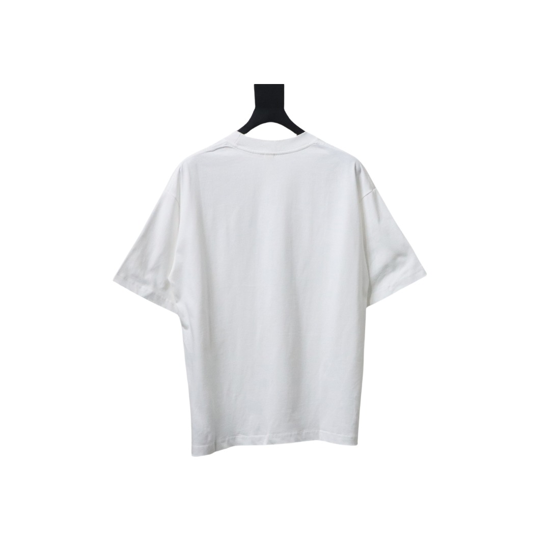 Chrome Hearts 25ss Casual Hand-painted Graffiti T-shirt White