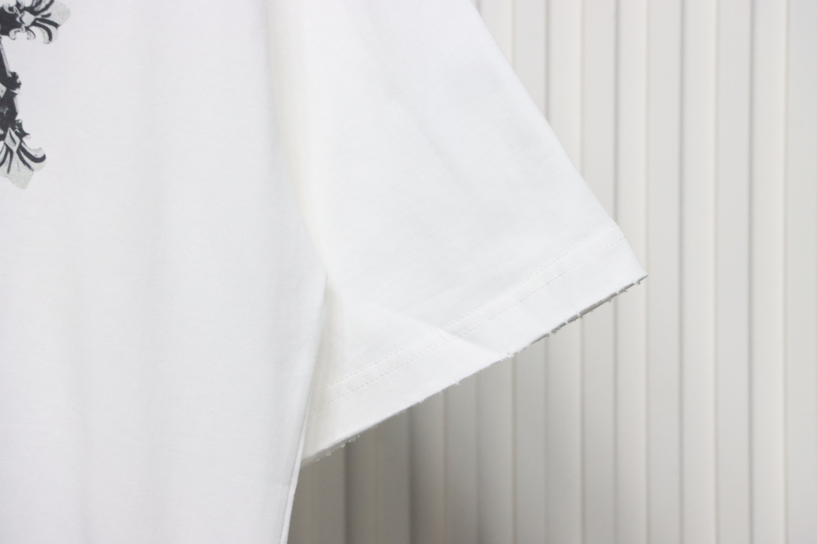 Chrome Hearts 25ss Casual Hand-painted Graffiti T-shirt White